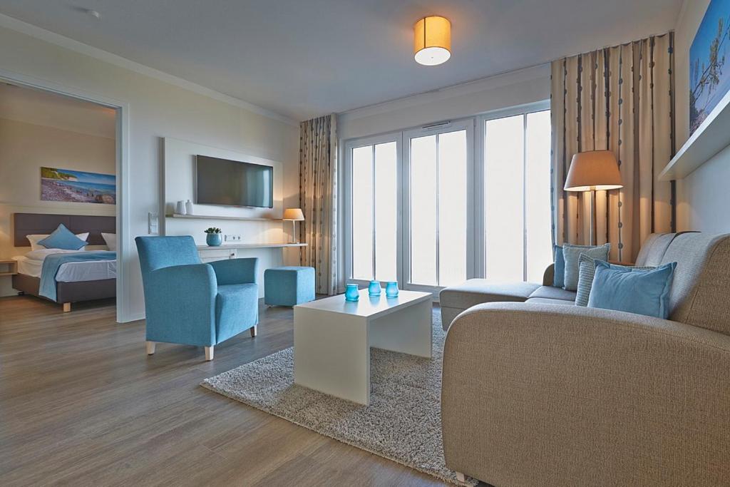Aparthotel Waterkant Suites - Fewos Am Meer Mit Spa Börgerende-Rethwisch Kamer foto