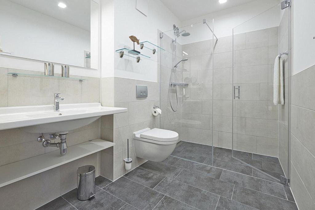 Aparthotel Waterkant Suites - Fewos Am Meer Mit Spa Börgerende-Rethwisch Kamer foto