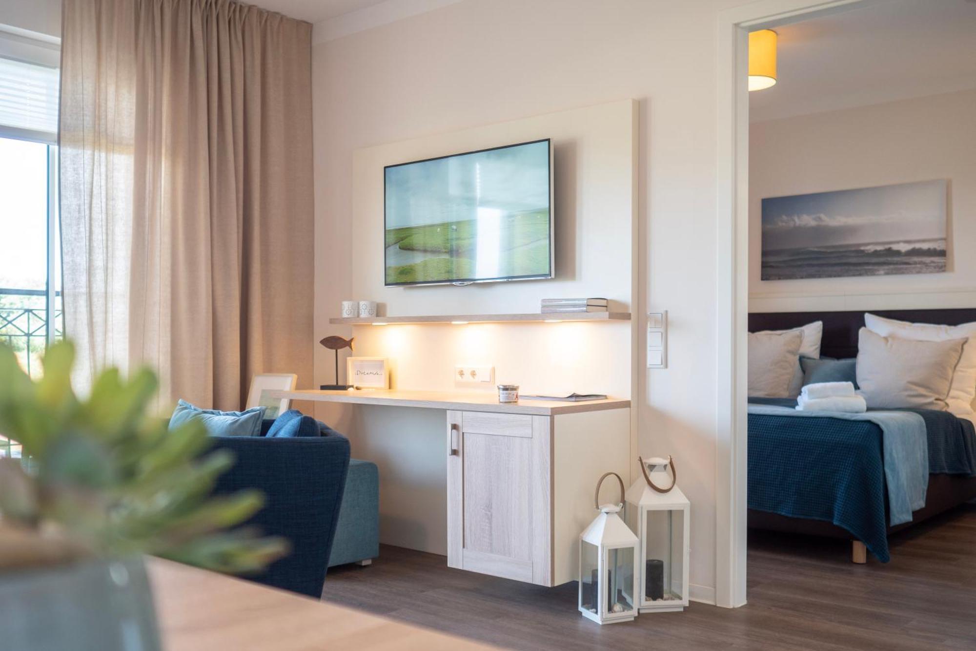 Aparthotel Waterkant Suites - Fewos Am Meer Mit Spa Börgerende-Rethwisch Kamer foto